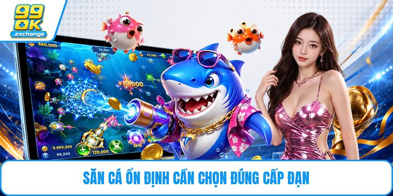 Săn cá ổn định cần chọn đúng cấp đạn